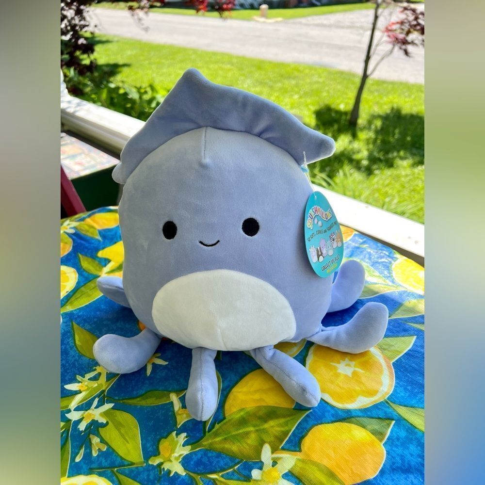 NEW 2020 Squishmallows 8" Stacy The Squid Plush Stuffed Animal Sealife Kellytoy